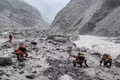 Rescue workers operate at a site devastated by flash floods and landslides in Tibet Autonomous Region, China, on August 29, 2026 (Photo: Xinhua/VNA)