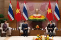 [Photos] NA President Tran Thanh Man meets with King and Queen of Thailand