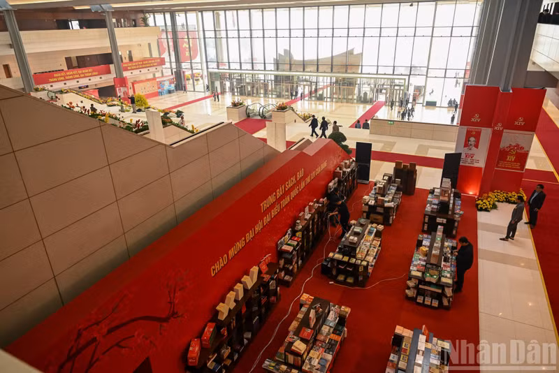The book and newspaper exhibition area is completed.