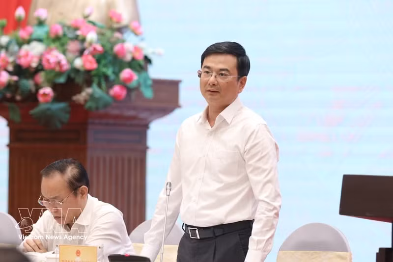 SBV Deputy Governor Pham Thanh Ha speaks at the press briefing. (Photo: VNA)