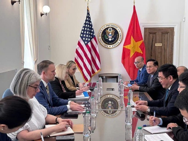 The third round of negotiations on the Bilateral Agreement on Reciprocal Trade between Viet Nam and the United States held in June 2025 in Washington D.C., the United States. (Photo: Ministry of Industry and Trade)
