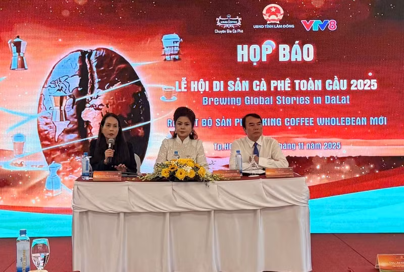 At the press conference announcing the upcoming Global Coffee Heritage Festival 2025. (Photo: VNA)