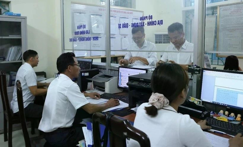 An administrative procedures processing unit in Nam Dinh province (Photo: VNA)