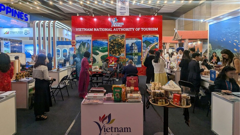 The Viet Nam booth at the 2026 TRAVEX. (Photo: TITC)