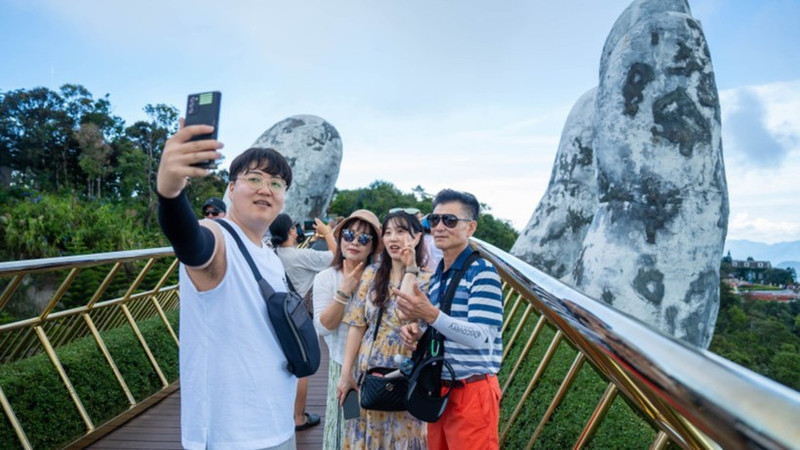 Da Nang is a favourite destination for many Korean tourists. (Photo: VNA)