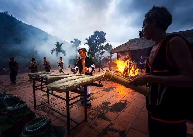 The lithophone space of Khanh Son. (Photo: NHUAN VY)