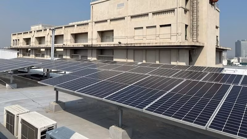 Rooftop solar power helps reduce electricity costs.