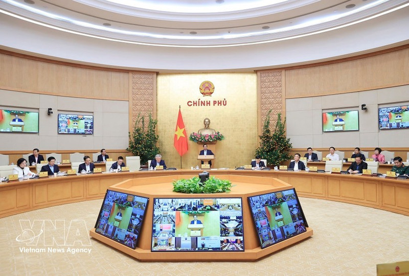 An overview of the Government’s regular meeting on March 4. (Photo: VNA)