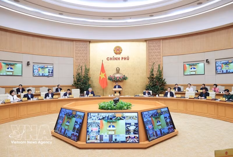 An overview of the Government’s regular meeting on March 4. (Photo: VNA)