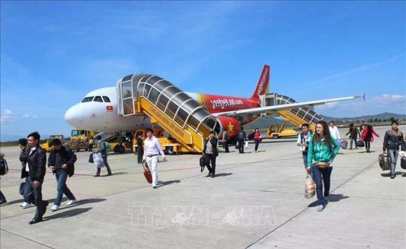 At the Lien Khuong International Airport (Photo: VNA)