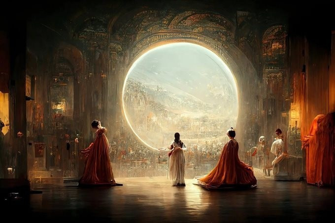 Jason Allen’s artwork that earns him first place in the digital painting contest. (Photo: JASON ALLEN)