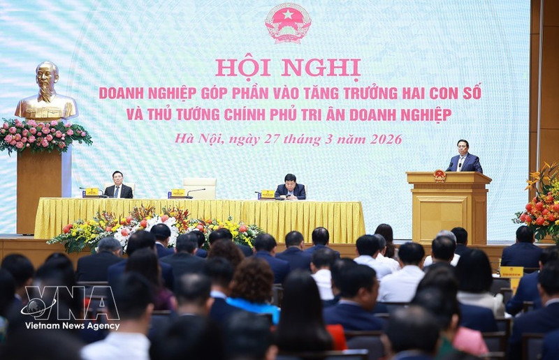 Prime Minister Pham Minh Chinh speaks at the conference (Photo: VNA)