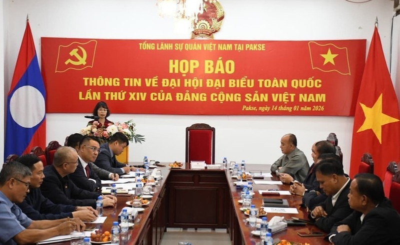 At the press briefing on the 14th National Congress of the Communist Party of Viet Nam (CPV) (Photo: VNA)