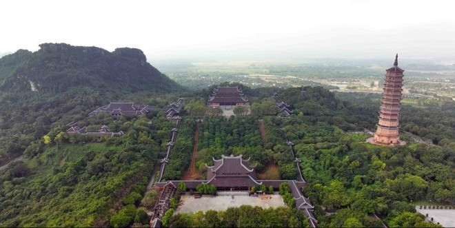 A view of Bai Dinh Pagoda (Photo: VNA)