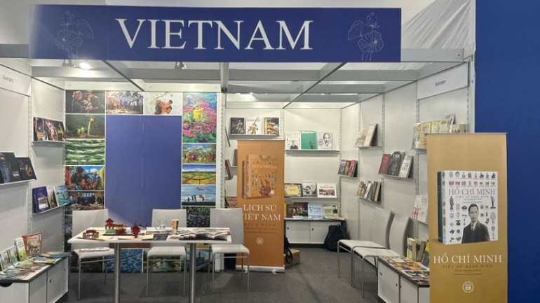 The Viet Nam Book Space at the Frankfurt Book Fair (Germany).