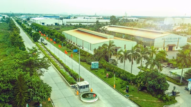 Nam Cau Kien Eco-industrial Park (Hai Phong City). (Photo: HONG DIEP)