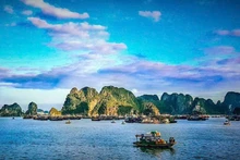 Images of Ha Long Bay are widely introduced through digital tourism platforms of Quang Ninh Province. (Photo: QUANG THO)