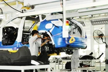 Assembly line at Truong Hai Auto Corporation. (Photo: NAM ANH)