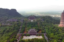 A view of Bai Dinh Pagoda (Photo: VNA)