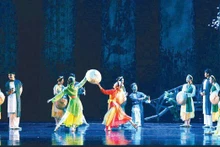 A scene from the ballet Kieu, inspired by the masterpiece The Tale of Kieu by great poet Nguyen Du. (Photo: THUY MINH)