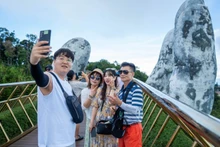 Da Nang is a favourite destination for many Korean tourists. (Photo: VNA)