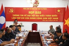 At the press briefing on the 14th National Congress of the Communist Party of Viet Nam (CPV) (Photo: VNA)