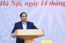 Prime Minister Pham Minh Chinh on January 14 chairs the sixth meeting of the National Steering Committee for the implementation of Viet Nam’s commitments at the 26th United Nations Climate Change Conference of the Parties (COP26). (Photo: VNA)