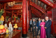 [In Photos] European Council President visits Temple of Literature