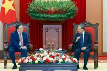 Party General Secretary To Lam receives US Ambassador Marc Evans Knapper in Ha Noi on January 9, 2026. Photo: VNA