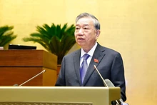 Party General Secretary To Lam speaks at the conference. (Photo: VNA)
