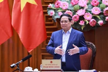 PM Pham Minh Chính speaks at the meeting (Photo: VNA)