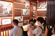Tourists visit the Ho Chi Minh Memorial Site in Kunming City, Yunnan Province, China.