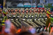 [In Photos] Impressive joint rehearsal of parade for National Day celebration