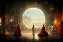 Jason Allen’s artwork that earns him first place in the digital painting contest. (Photo: JASON ALLEN)