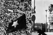 At Ba Dinh Square in Ha Noi on September 2, 1945, President Ho Chi Minh read the Declaration of Independence, proclaiming the birth of the Democratic Republic of Viet Nam. (File photo)
