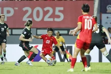 Viet Nam’s only goal is scored by Bich Thuy in the 88th minute. (Photo: VFF)
