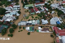 Flooding in Khanh Hoa province in November (Photo: VNA)