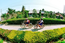 The colours of the new rural area. (Photo: DOAN KET)