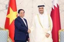 Prime Minister Pham Minh Chinh held talks with Prime Minister Sheikh Mohammed bin Abdulrahman bin Jasim Al-Thani of Qatar in November 2024. (Photo: VNA)
