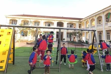 Prudential donates outdoor playground equipment to localities in a series of activities. (Photo courtesy by the Organisers)