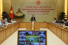 Deputy Prime Minister Tran Hong Ha chairs the 24th meeting of the National Steering Committee on combating IUU fishing.