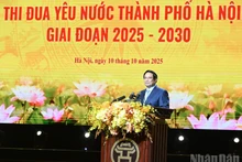 PM Pham Minh Chinh speaks at the event. (Photo: NDO)