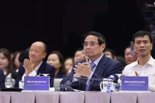 PM Pham Minh Chinh attends the plenary session of the Vietnam Private Economic Landscape Programme 2025 (ViPEL 2025) in Ha Noi on October 10. (Photo: VNA)