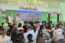 An overview of a discussion session at the Congress. (Photo: Embassy of Viet Nam in Venezuela)