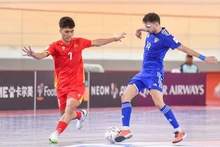 Viet Nam’s national futsal team enjoys an emotional opening match at the AFC Futsal Asian Cup 2026, coming from behind to defeat Kuwait 5–4. (Photo: Viet Nam Football Federation)