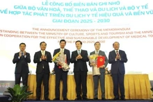 The announcement ceremony of the memorandum of understanding between the Ministry of Culture, Sports and Tourism and the Ministry of Health on cooperation in developing effective and sustainable medical tourism in the 2025-2030 period.