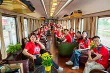 Passengers in the VIP Carriage