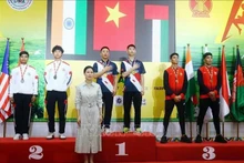 Viet Nam claims first place overall at the 2025 Asian Muay Thai Championships. (Photo: VNA)