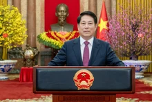 Vietnamese President Luong Cuong. (Photo: Thuy Nguyen)