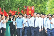 General Secretary To Lam attended the 2025 National Day for Protecting National Security and the inauguration ceremony of the “Uncle Ho in Tan Trao” Monument (Tan Trao Special National Historical Site, Tuyen Quang province), August 2025.